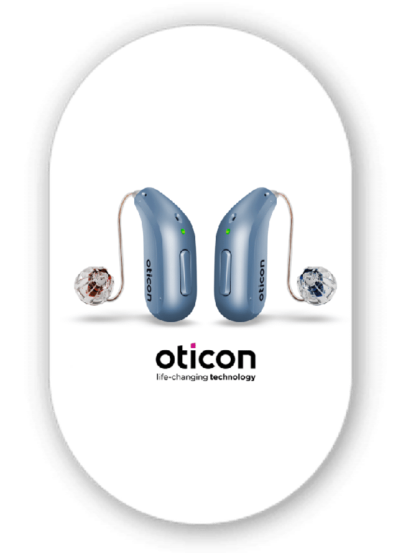 Oticon Intent hearing aids and manufacturer branding