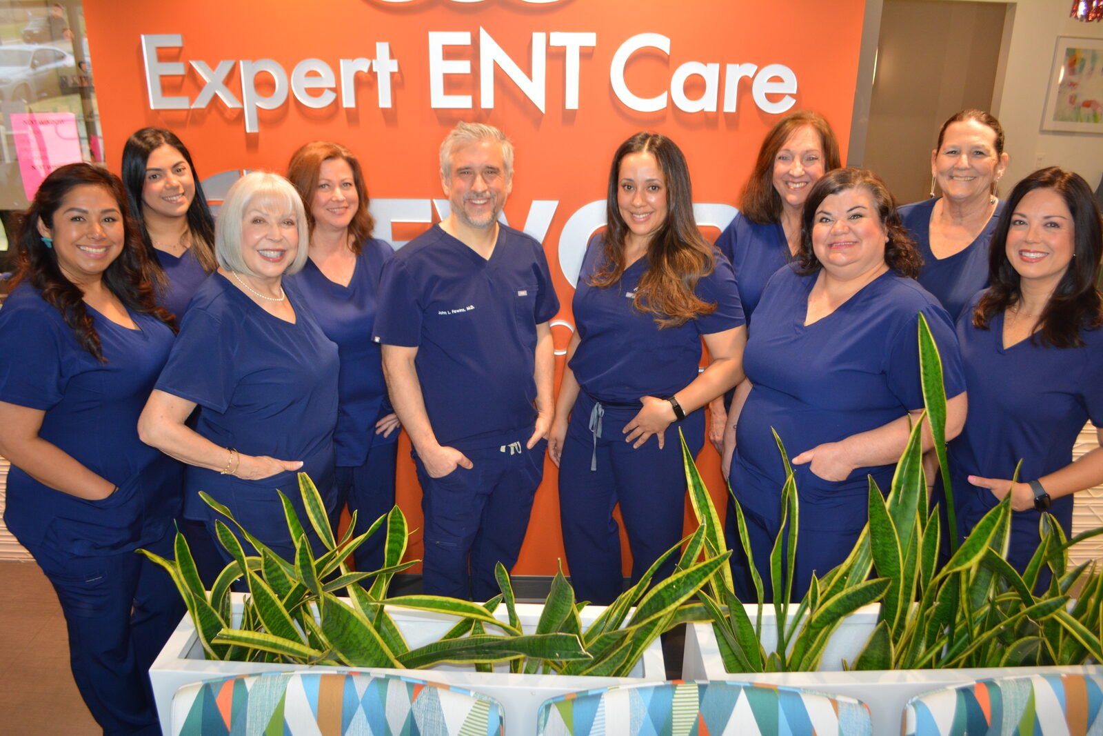Dr. John Fewins and the Expert ENT and Sinus Care team in the Fort Worth office